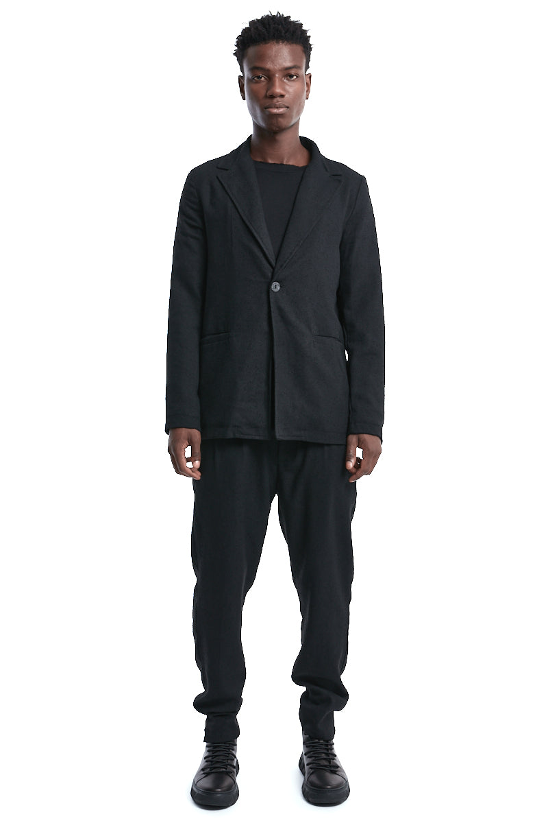 STRUCTURED BOUCLE BLAZER