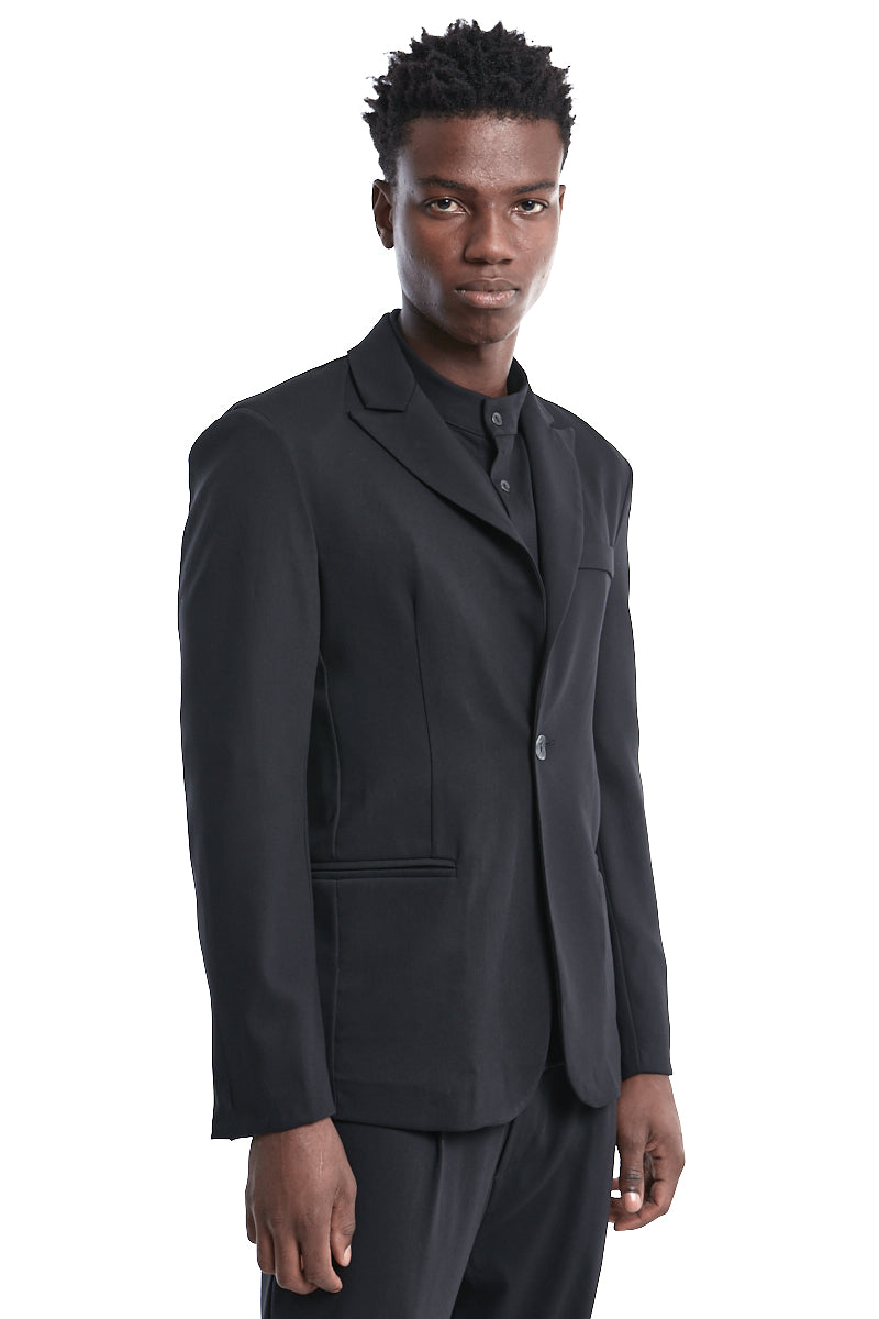 DOUBLE FLUID BLAZER