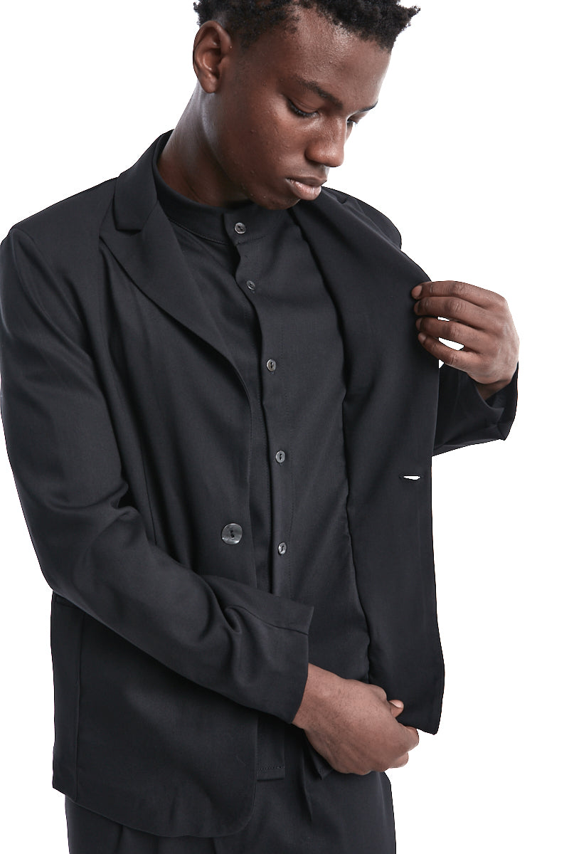 DOUBLE FLUID BLAZER