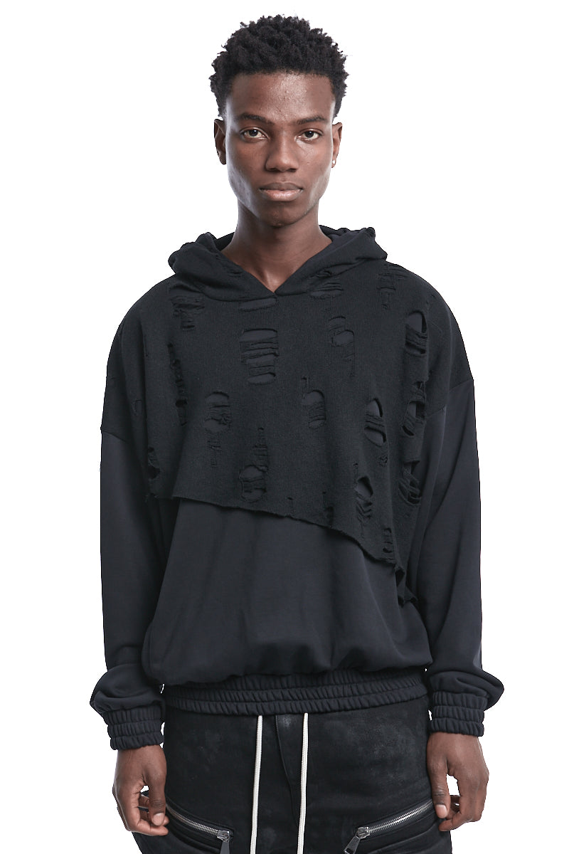 DOUBLE-LAYERED SWEATSHIRT