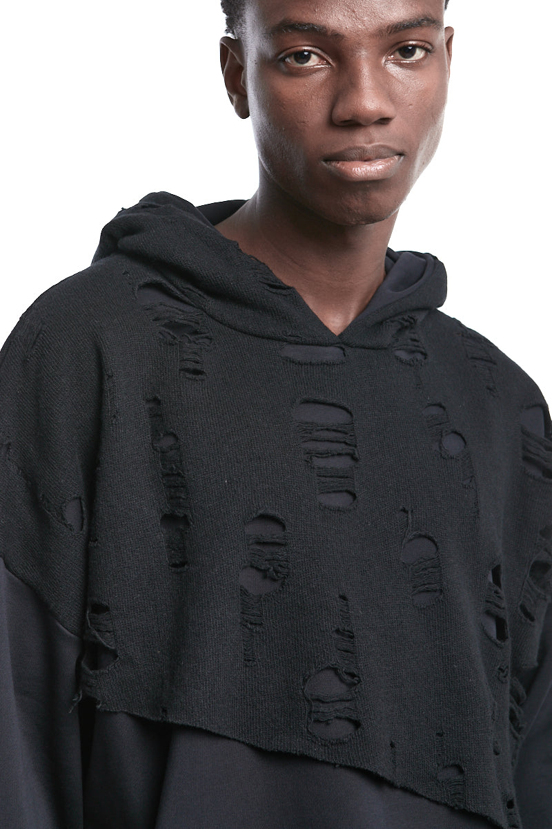 DOUBLE-LAYERED SWEATSHIRT