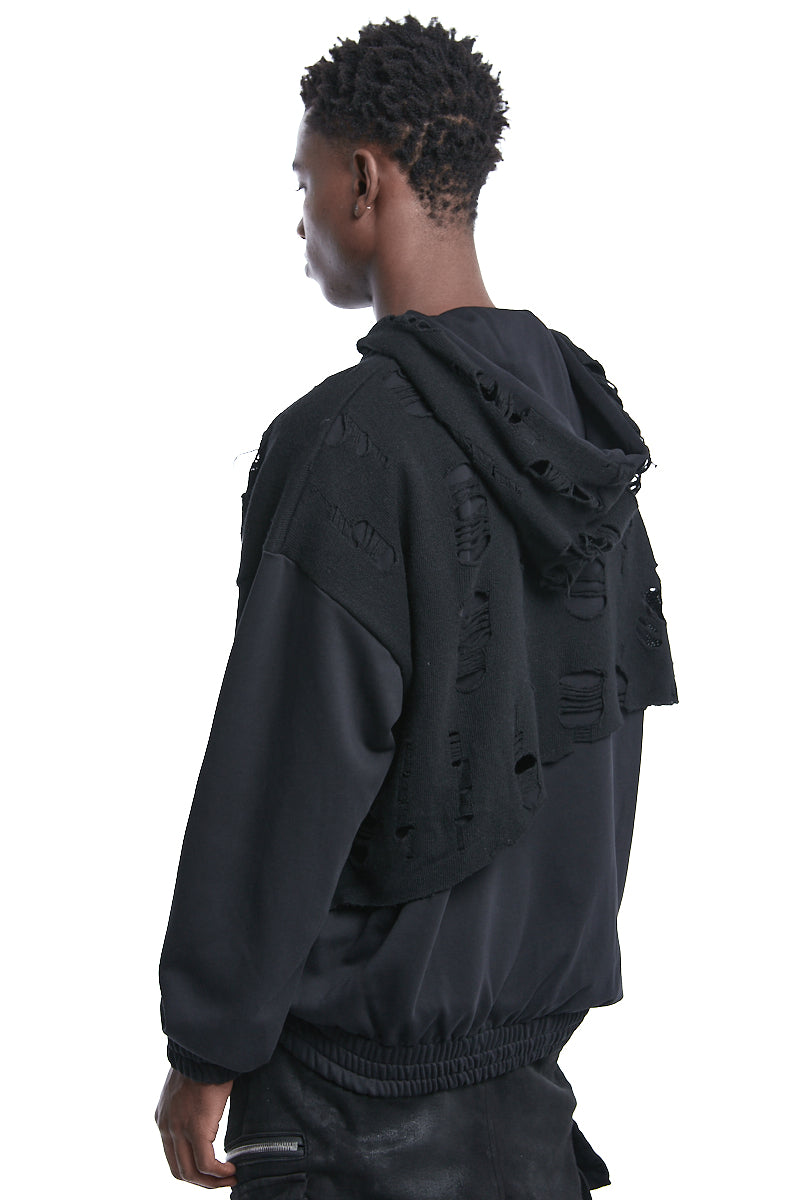 DOUBLE-LAYERED SWEATSHIRT