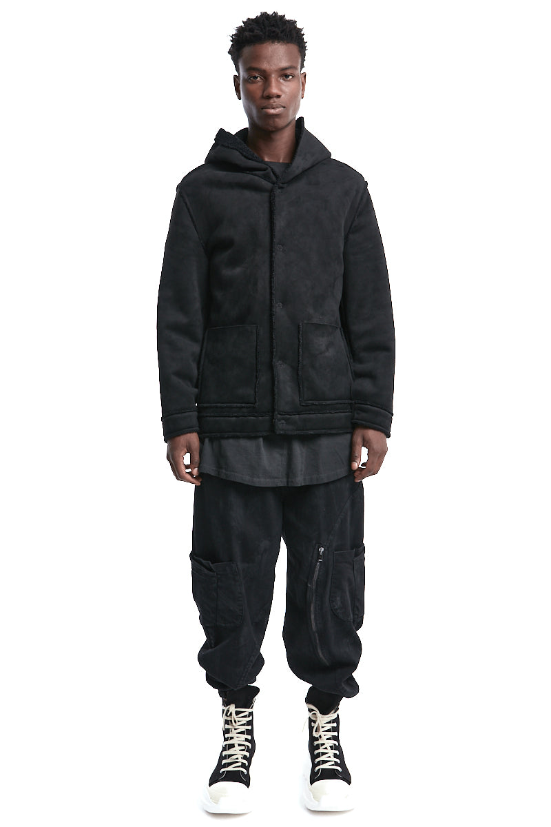 DOUBLE-FACE HOODED JACKET