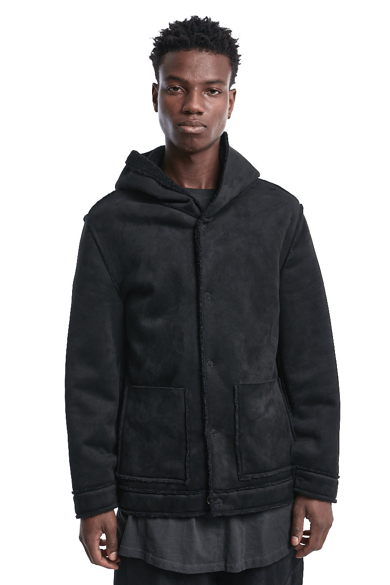 DOUBLE-FACE HOODED JACKET