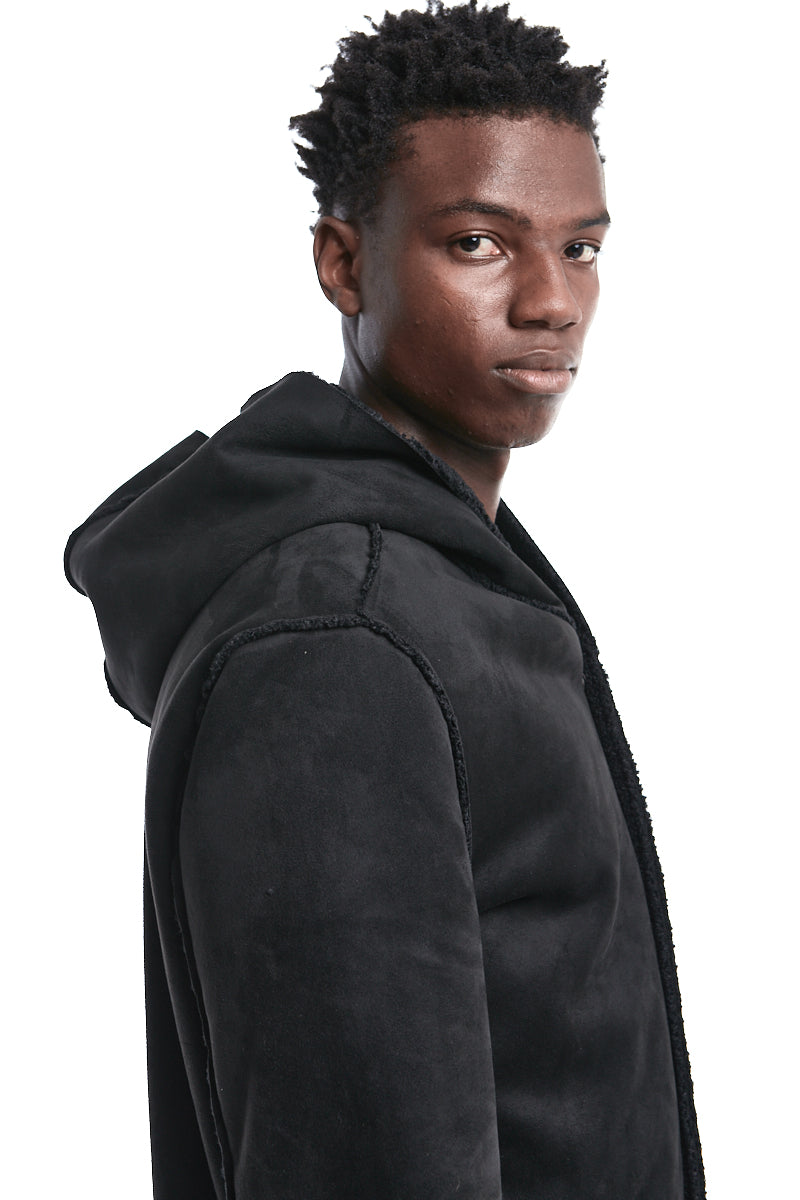 DOUBLE-FACE HOODED JACKET