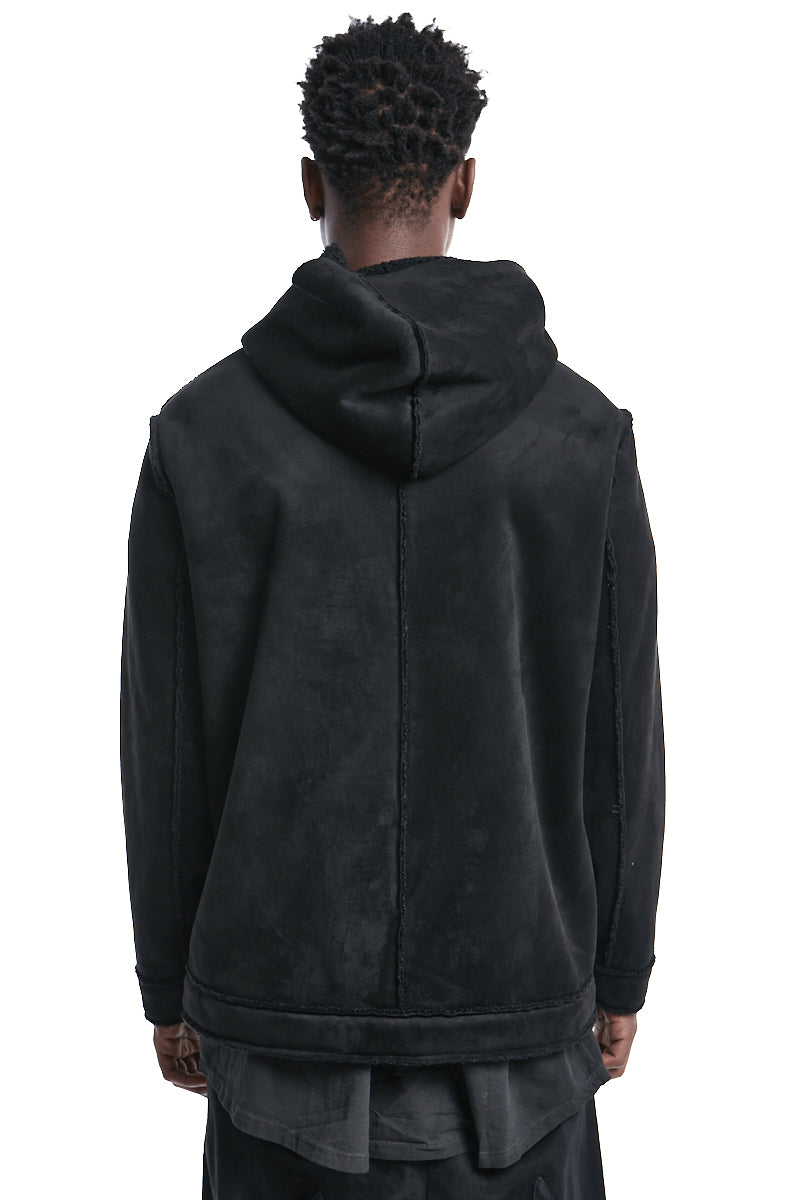 DOUBLE-FACE HOODED JACKET