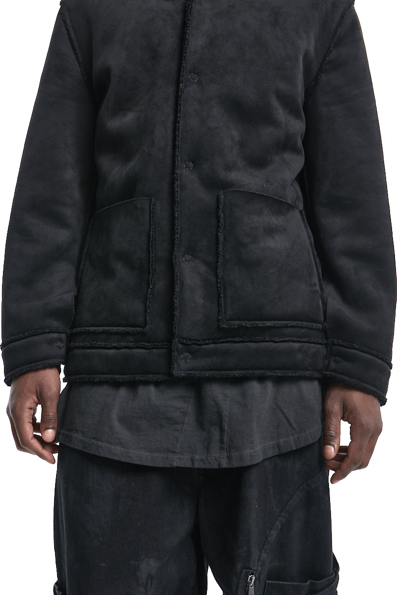 DOUBLE-FACE HOODED JACKET