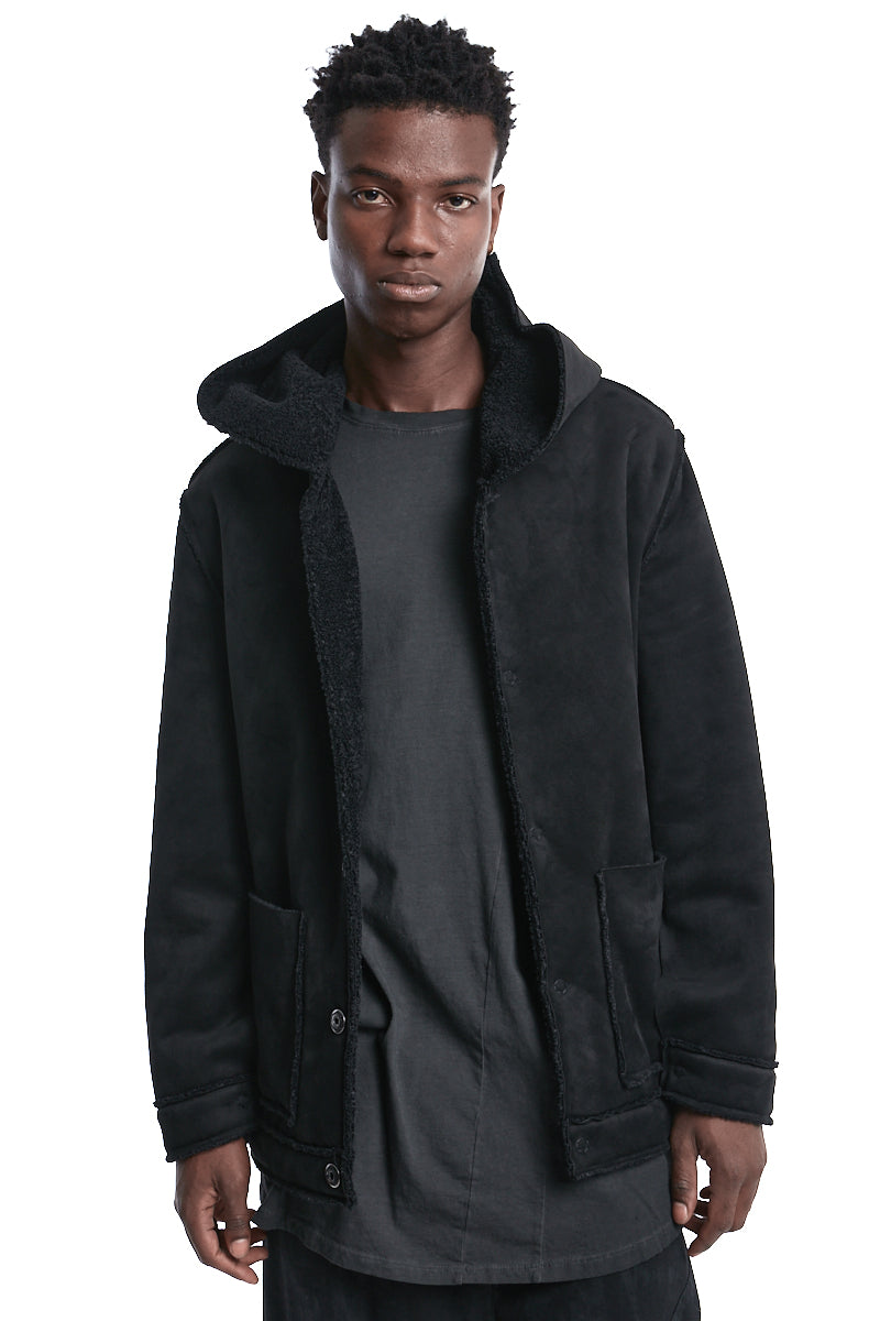 DOUBLE-FACE HOODED JACKET