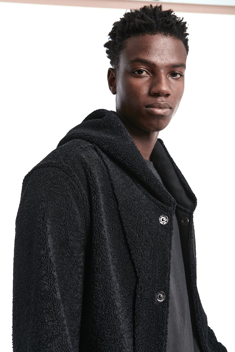 DOUBLE-FACE HOODED JACKET