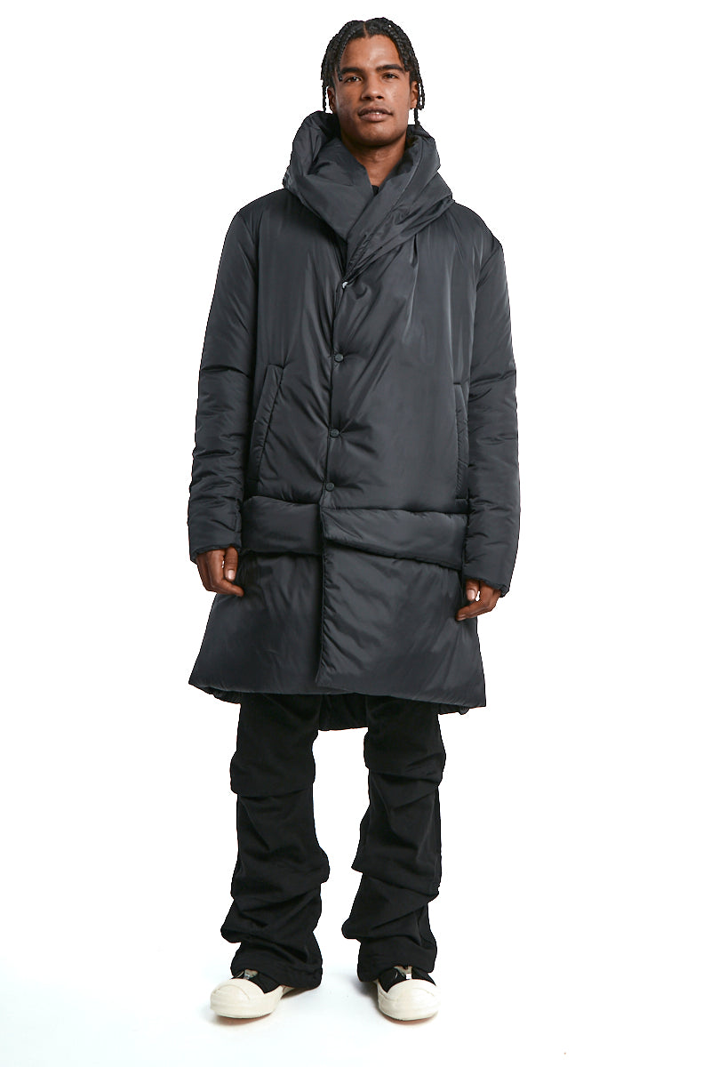 DOWN HOODED NYLON PARKA