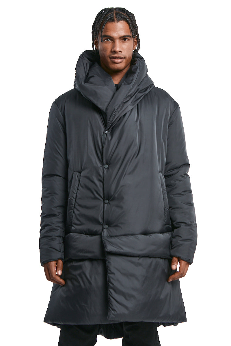 DOWN HOODED NYLON PARKA