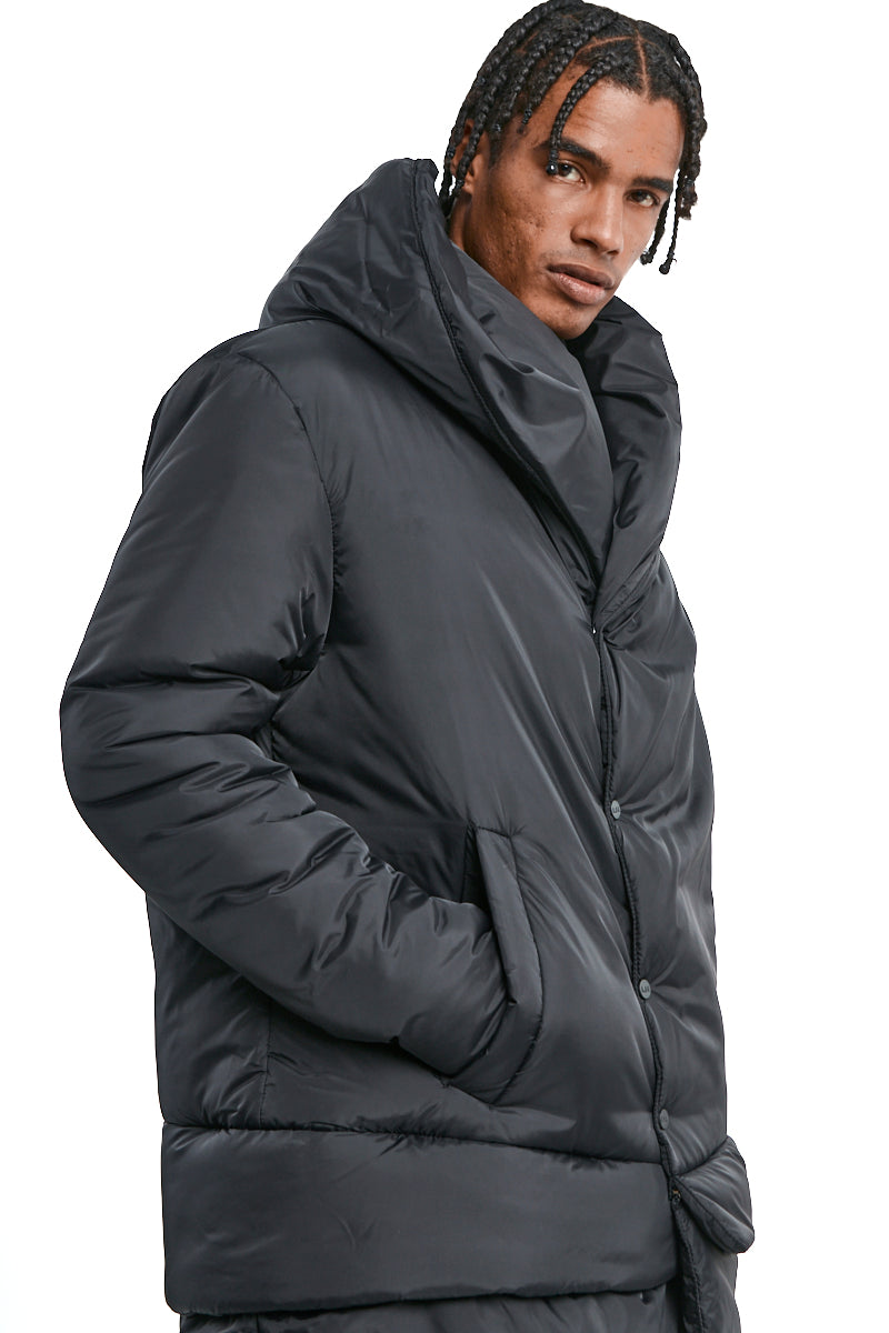 DOWN HOODED NYLON PARKA