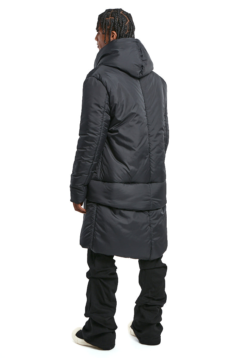 DOWN HOODED NYLON PARKA