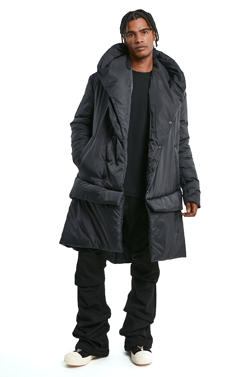 DOWN HOODED NYLON PARKA