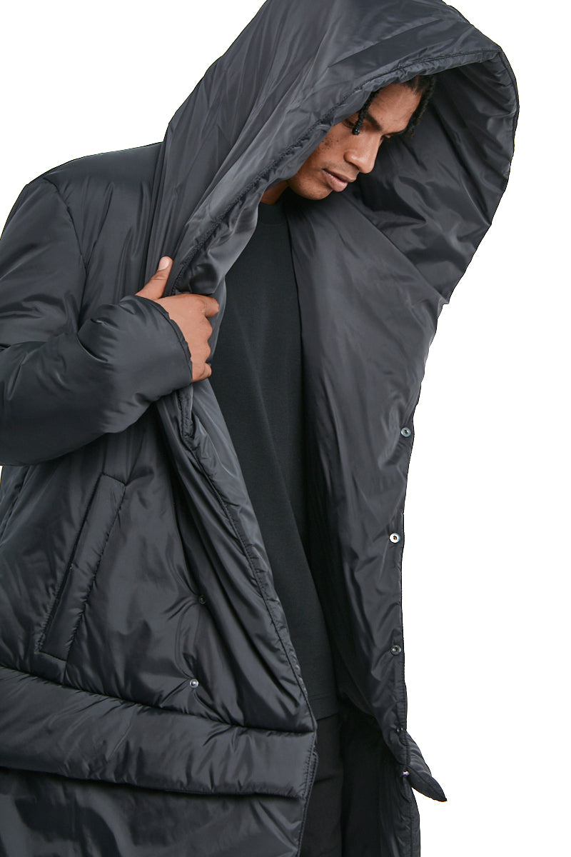 DOWN HOODED NYLON PARKA