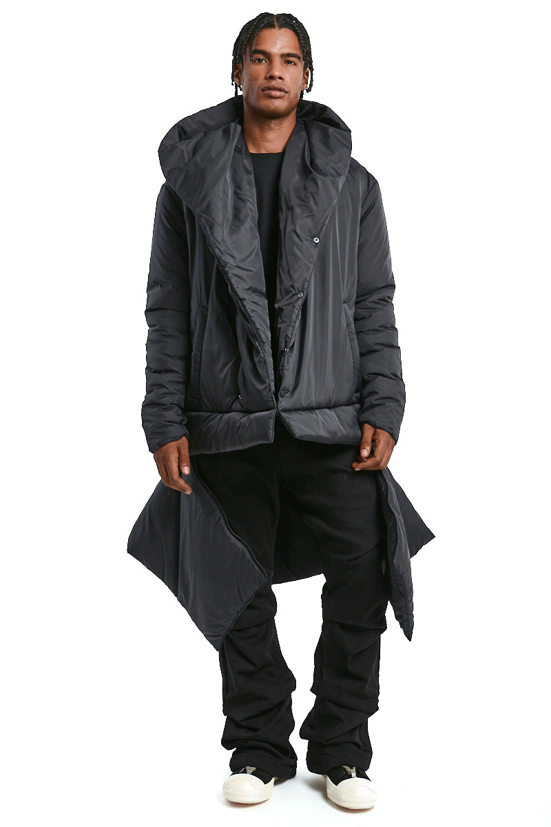 DOWN HOODED NYLON PARKA