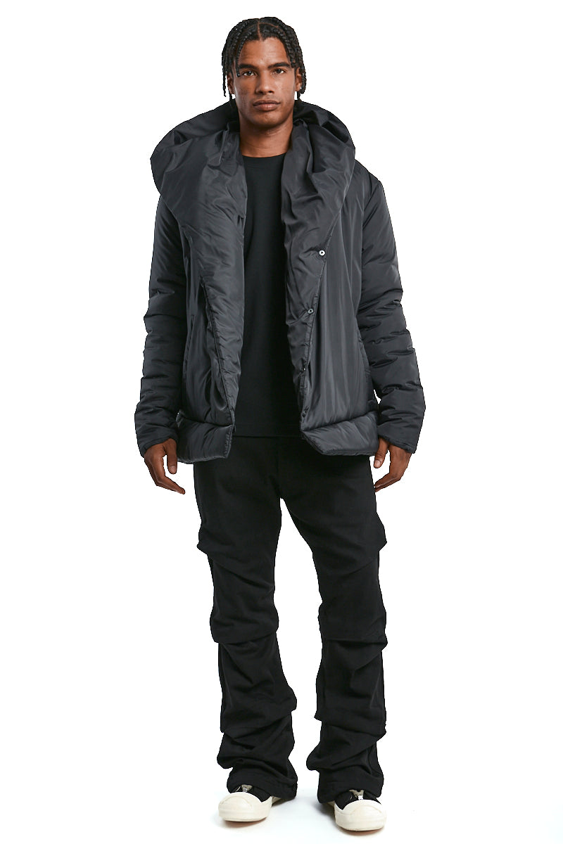 DOWN HOODED NYLON PARKA