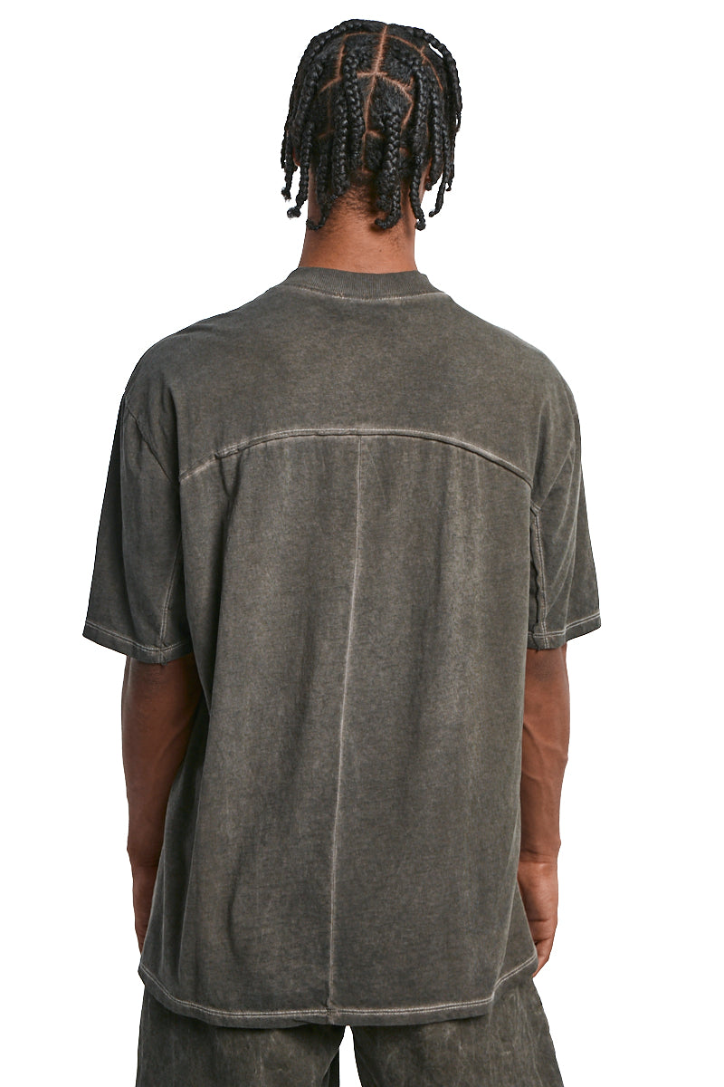 MUD OVERSIZED COTTON COLD-DYED T-SHIRT