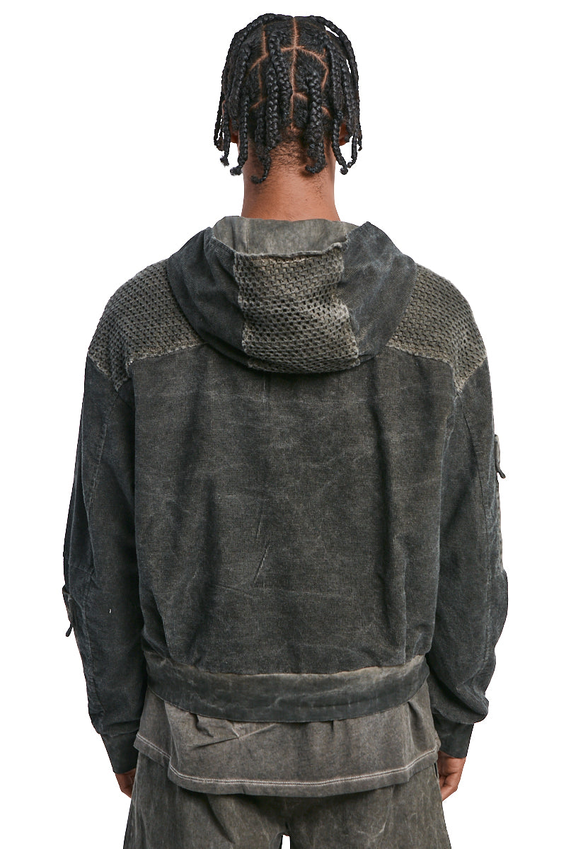 MUD MESH COLD-DYED JACKET