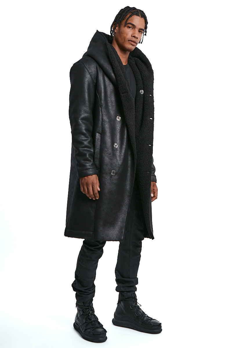 VEGAN SHEEPSKIN COAT