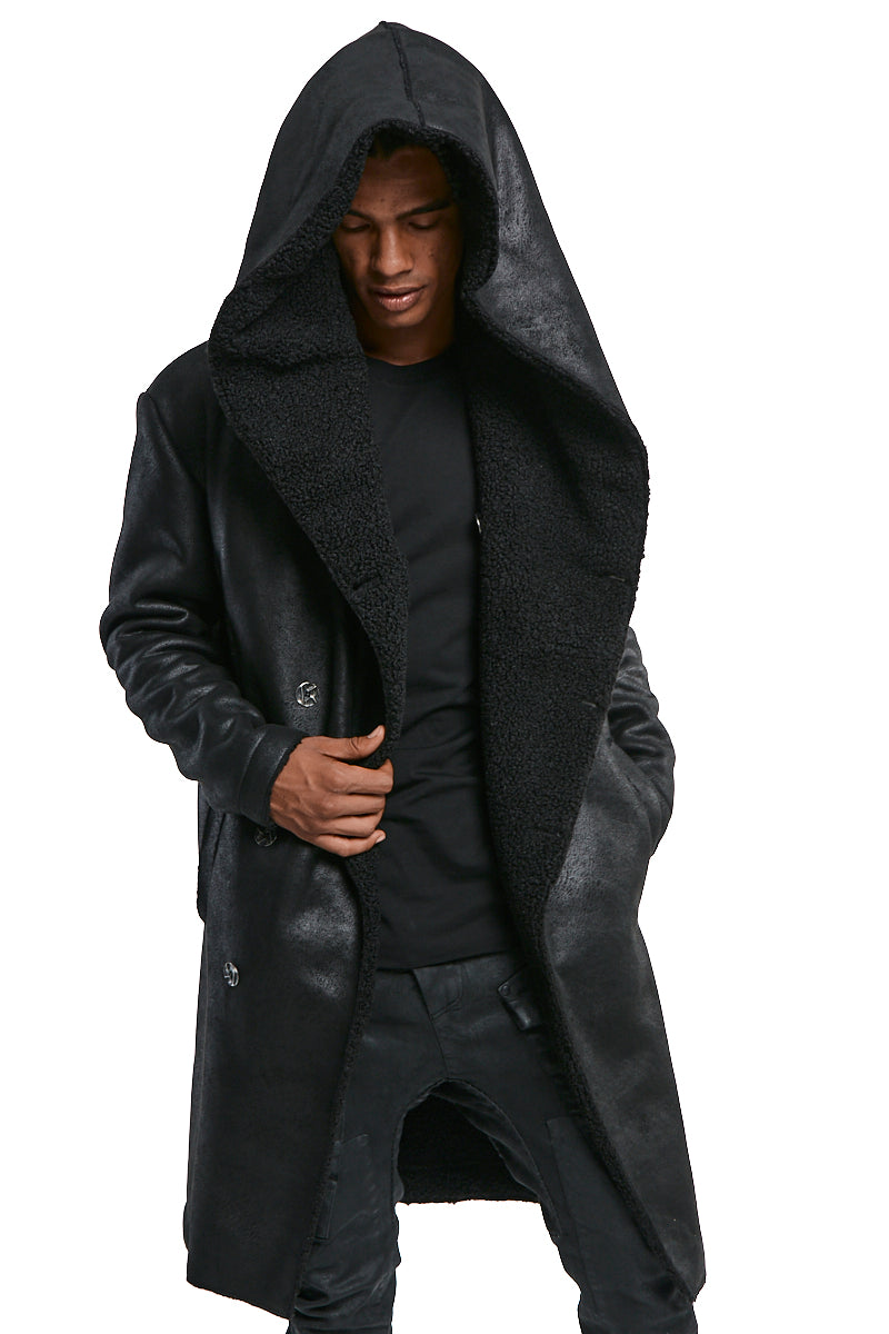 VEGAN SHEEPSKIN COAT