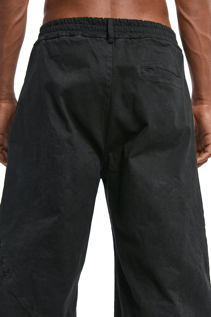BLACK BALLOON COTTON COLD-DYED CARGO TROUSERS