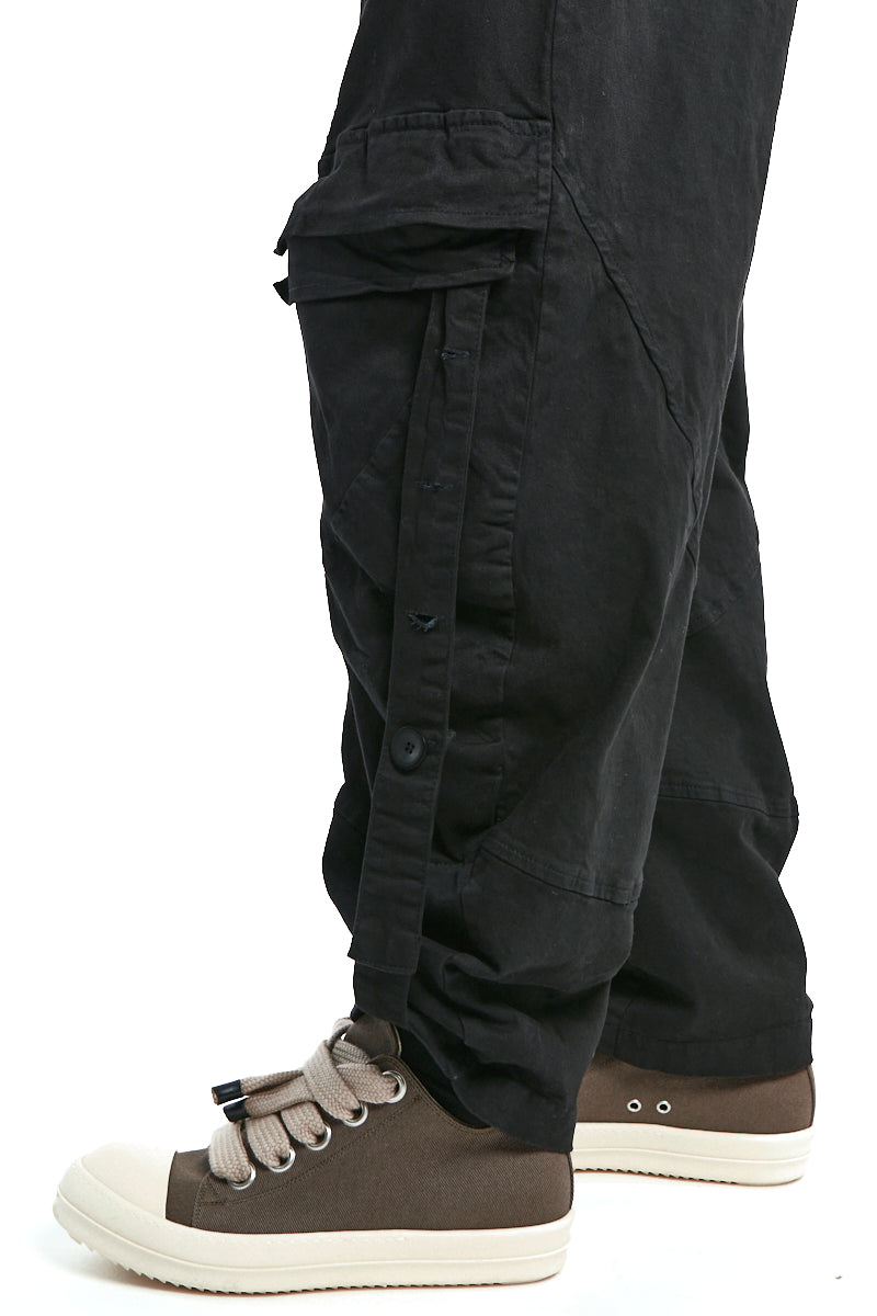 BLACK BALLOON COTTON COLD-DYED CARGO TROUSERS