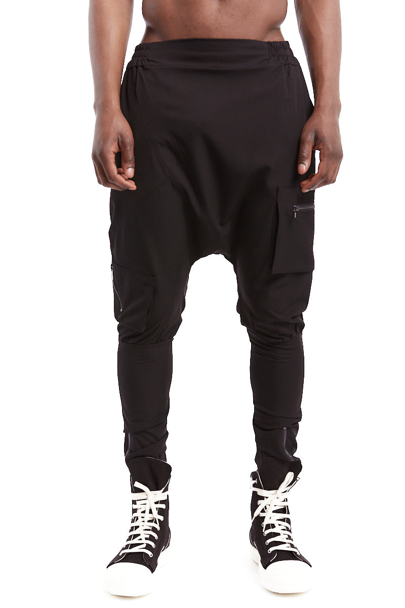 Low retailer crotch pants mens