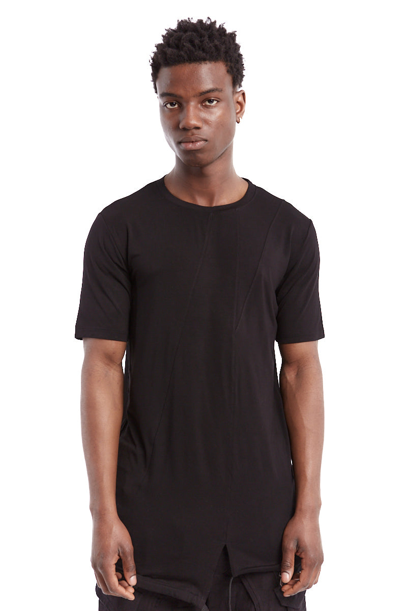 BLACK BAMBOO LONG TEE
