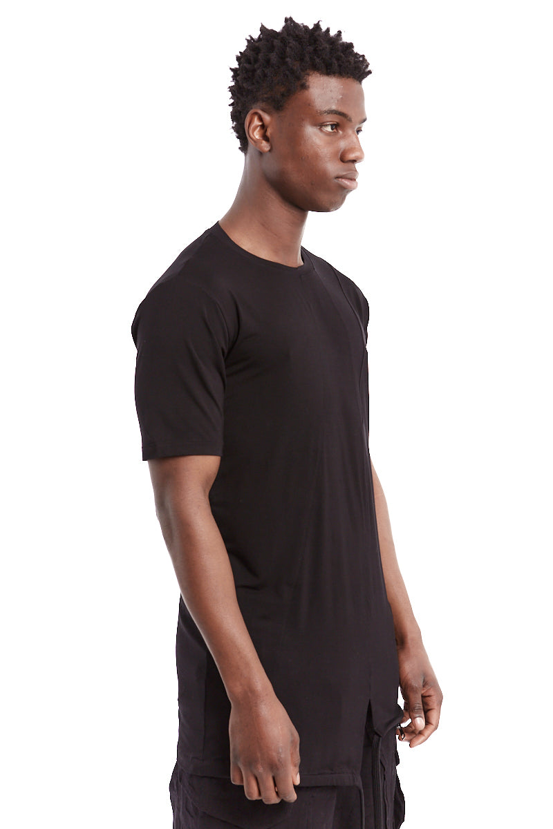 BLACK BAMBOO LONG TEE
