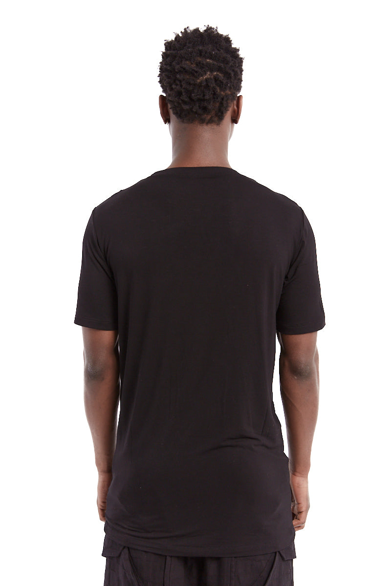 BLACK BAMBOO LONG TEE