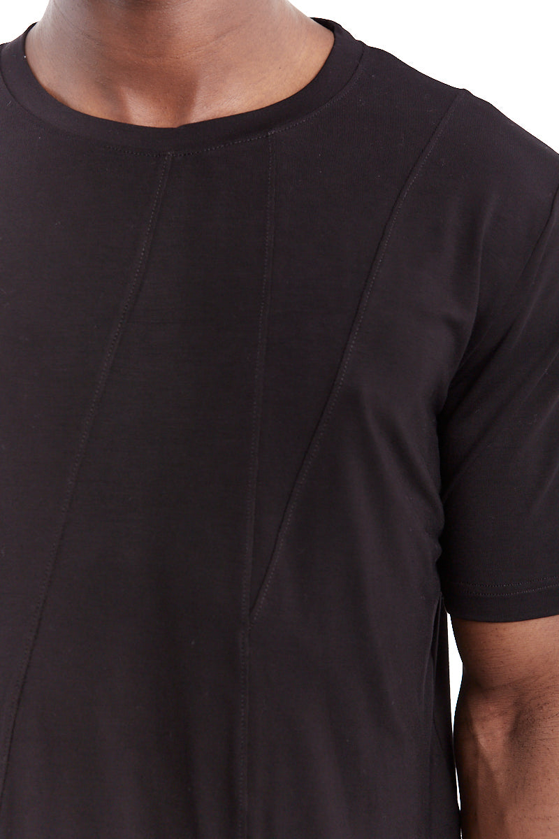 BLACK BAMBOO LONG TEE