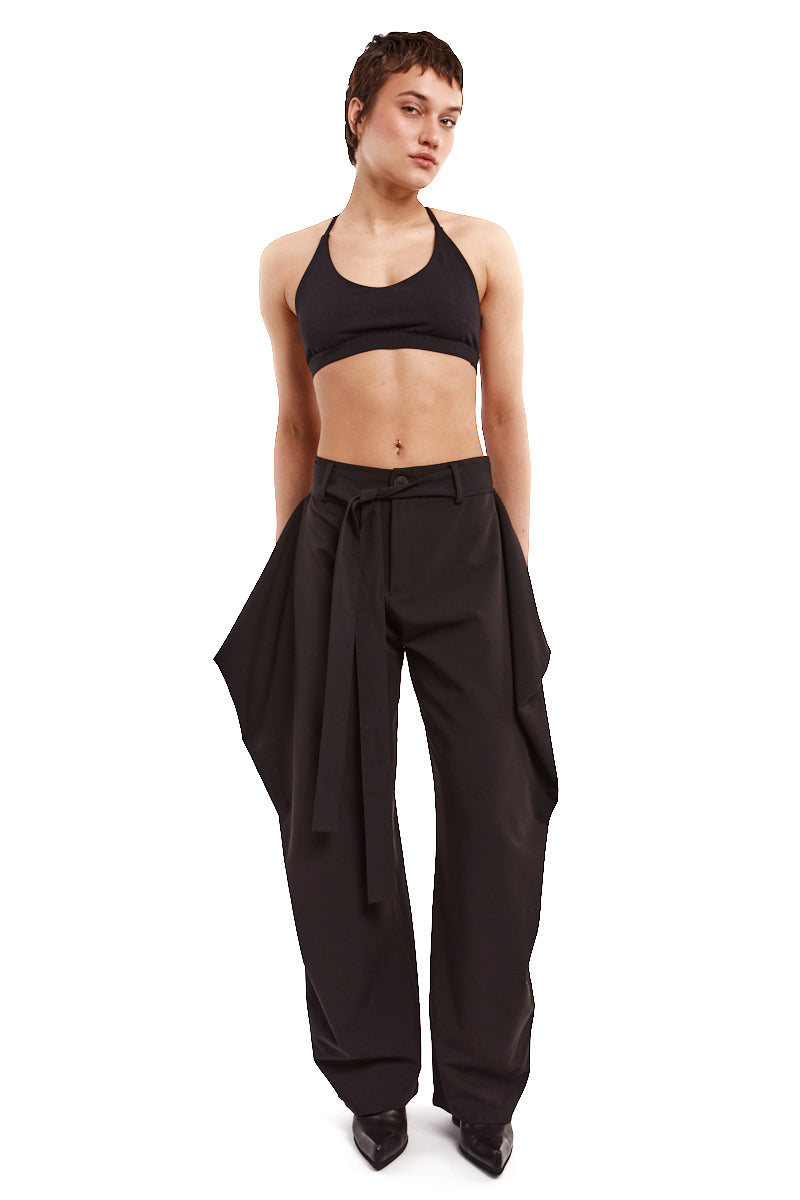 WIDE-LEG FLUID TROUSERS