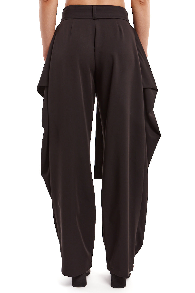 WIDE-LEG FLUID TROUSERS