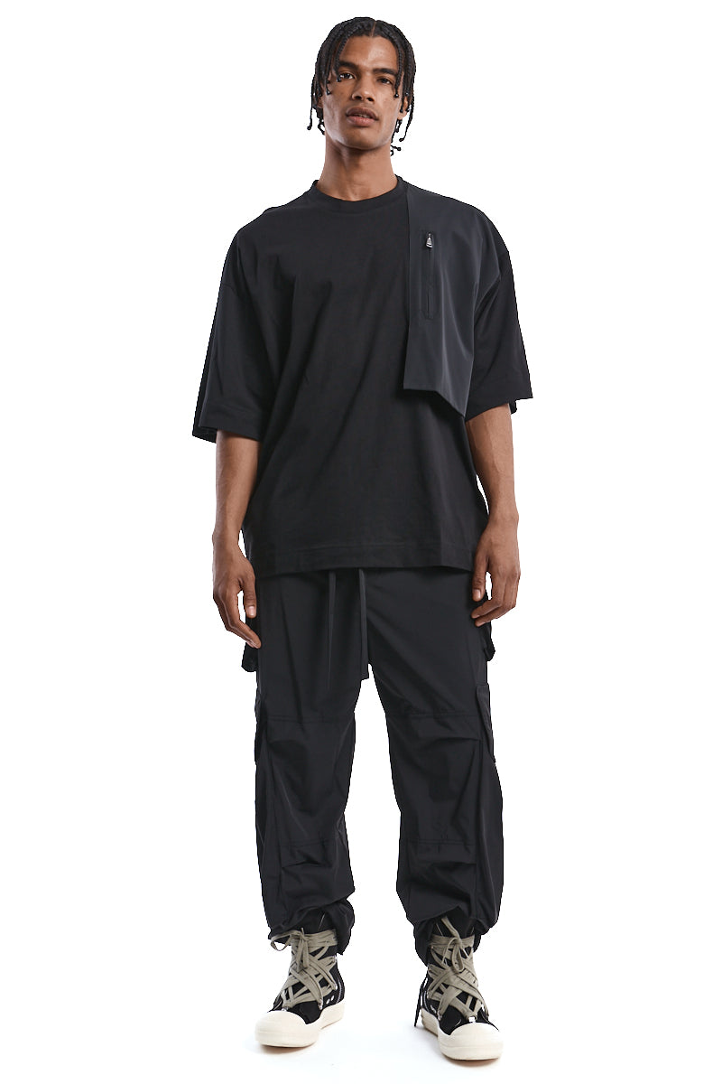 BLACK OVER PANELED TOP