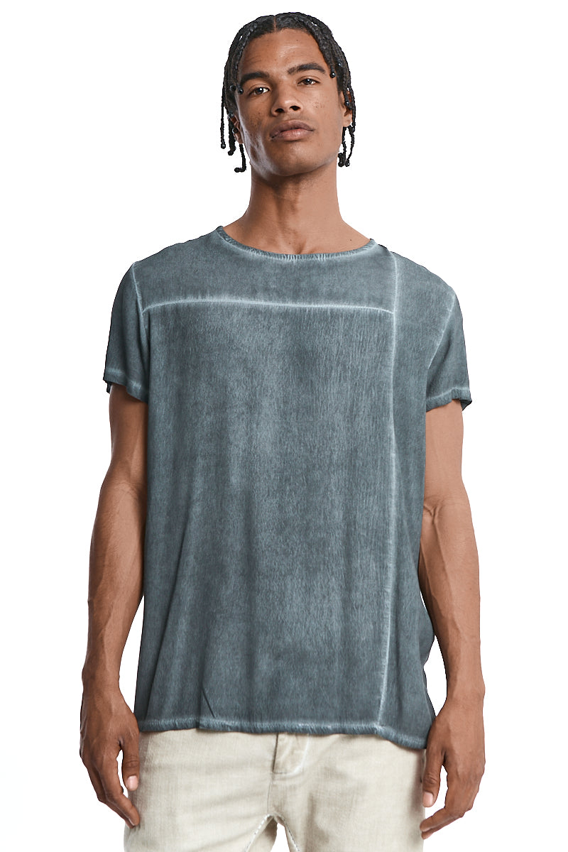 GREY COLD DYED TEE