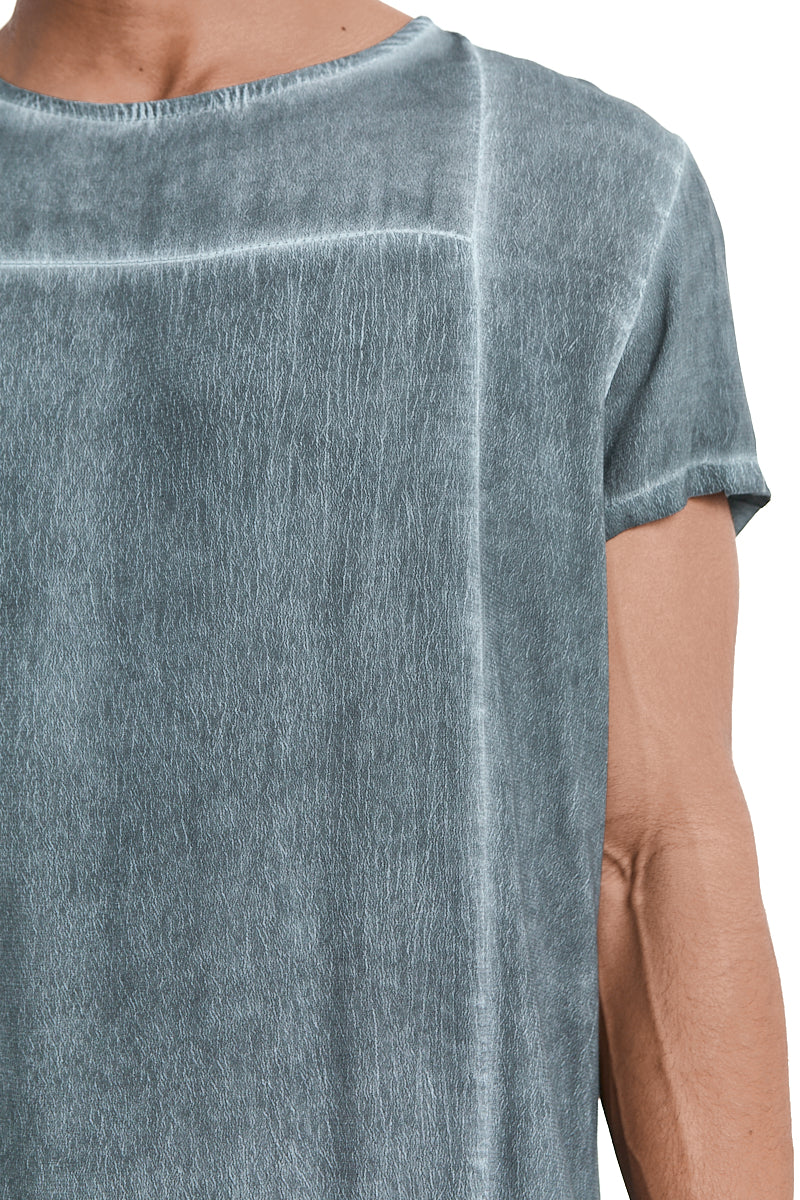 GREY COLD DYED TEE