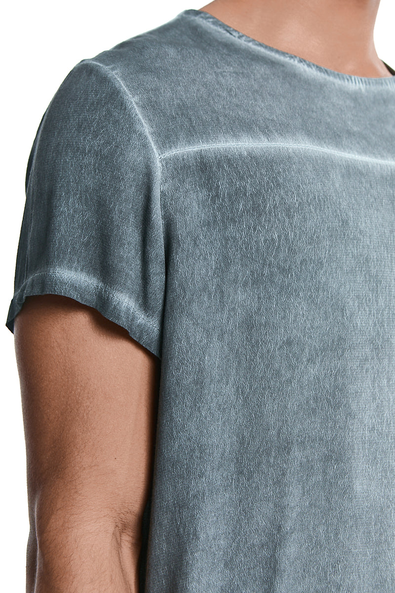 GREY COLD DYED TEE