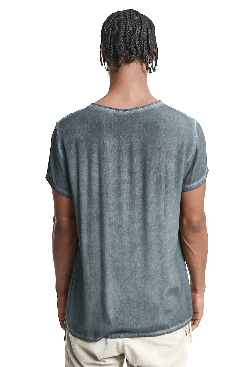 GREY COLD DYED TEE