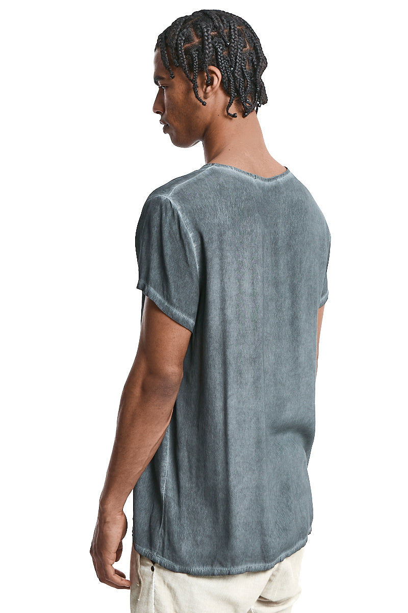 GREY COLD DYED TEE