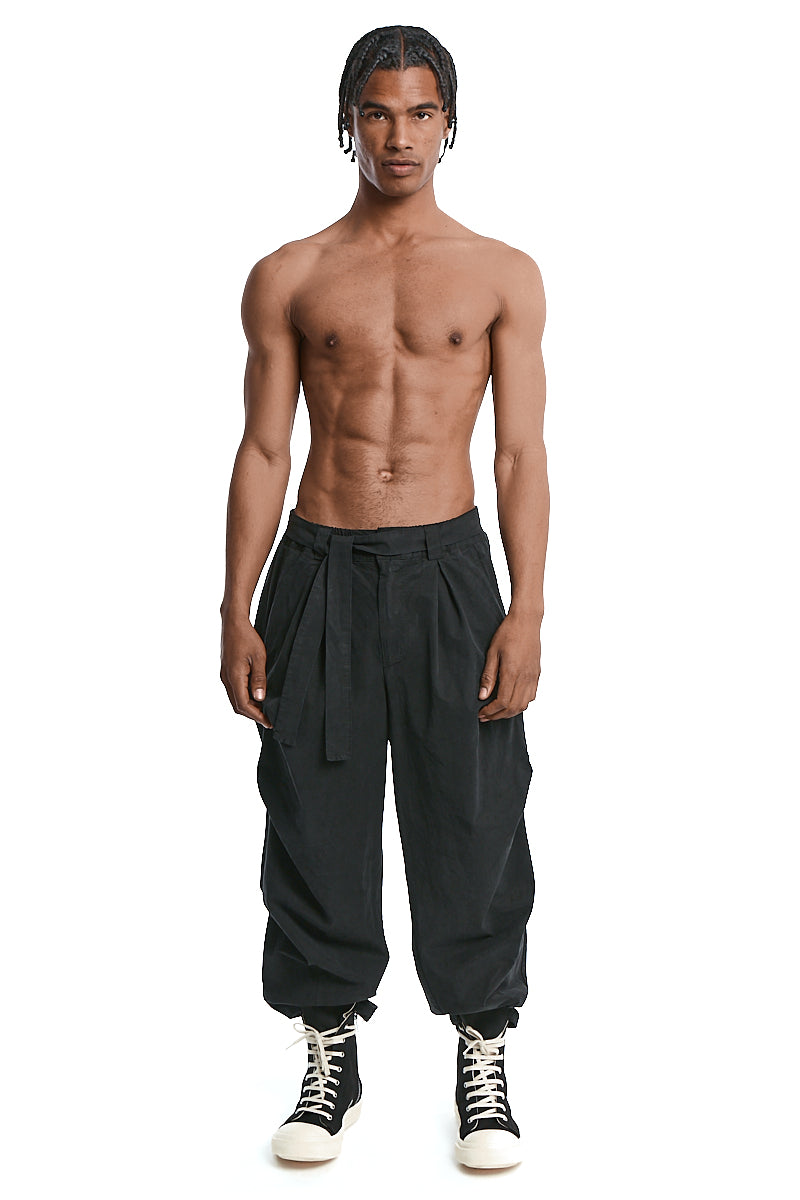 BLACK OVER COTONE-LYOCELL OVER PANTS