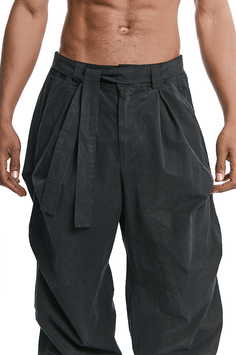 BLACK OVER COTONE-LYOCELL OVER PANTS