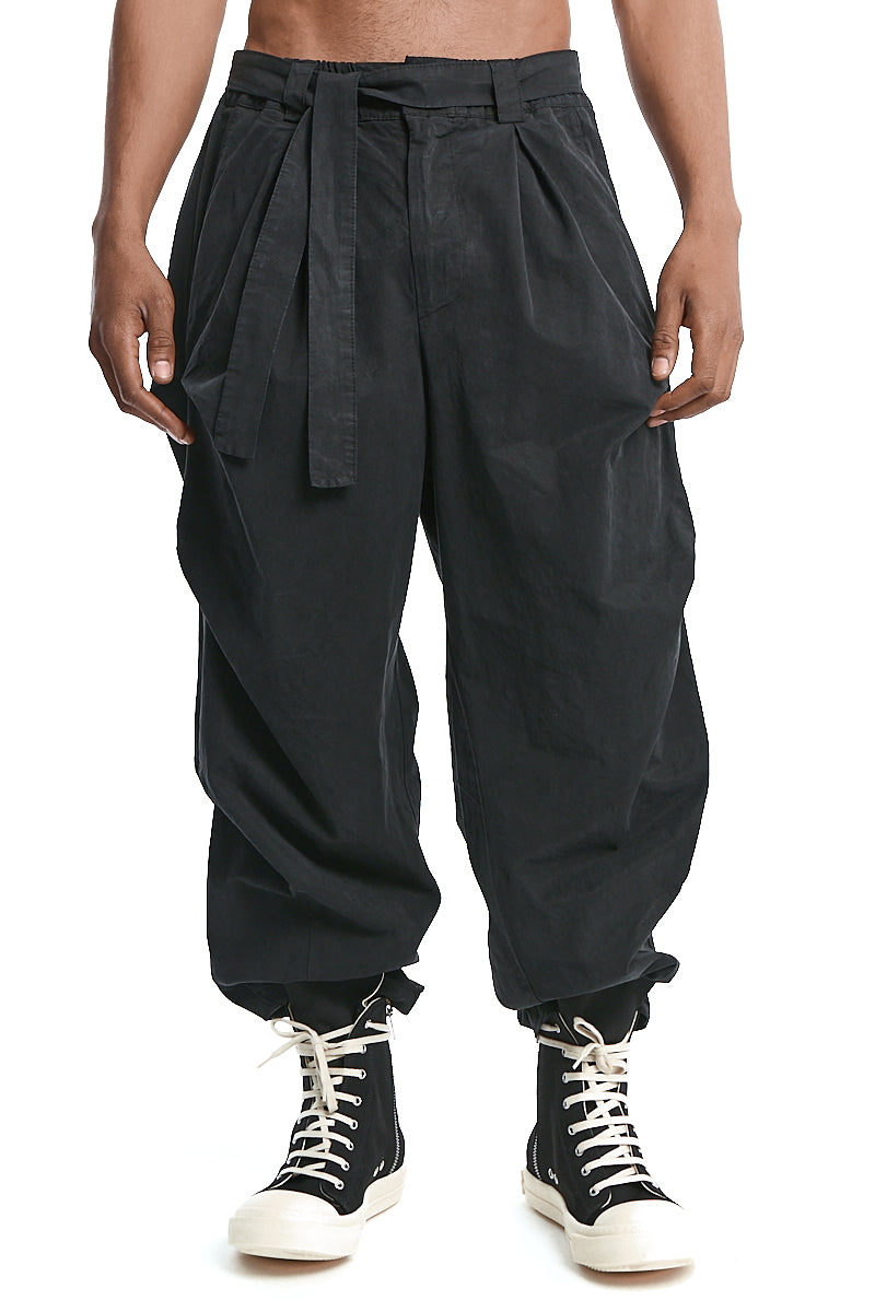BLACK OVER COTONE-LYOCELL OVER PANTS