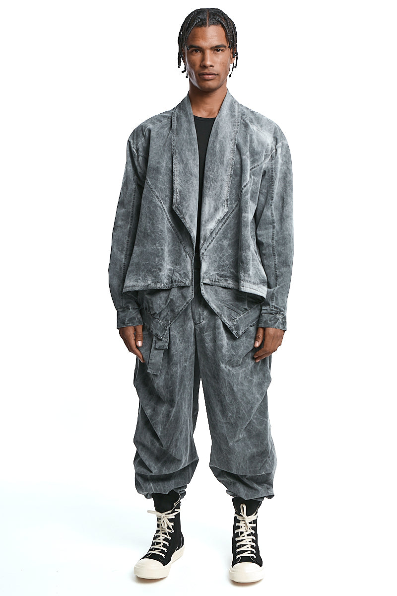 GREY FLUID-STRUCTURE OVER JACKET (Copia)