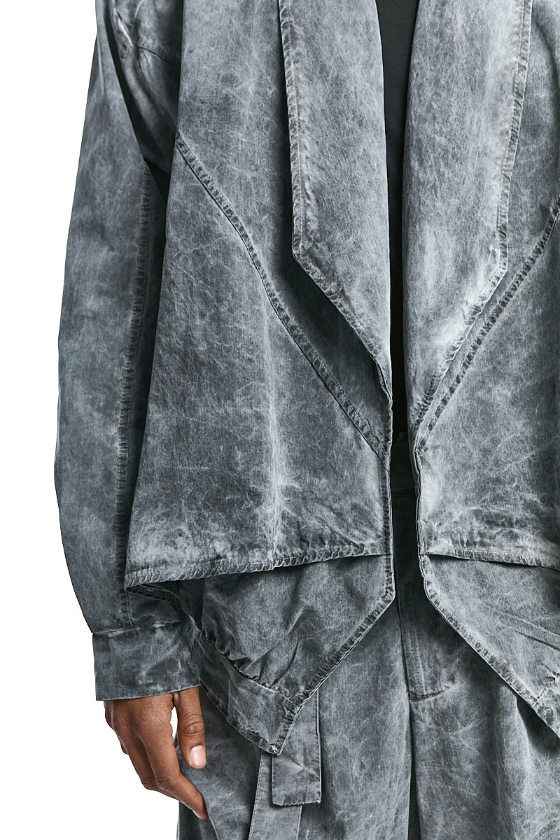 GREY FLUID-STRUCTURE OVER JACKET (Copia)