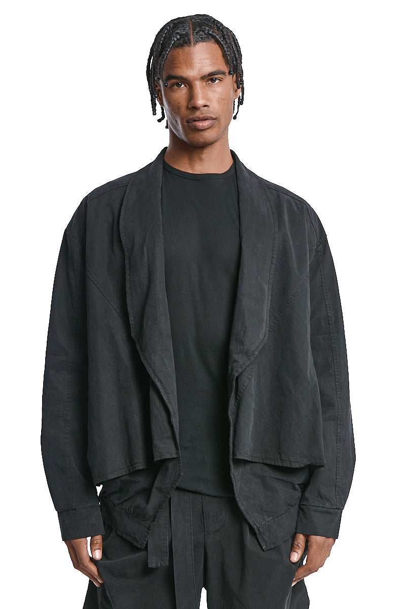 BLACK FLUID-STRUCTURE OVER JACKET