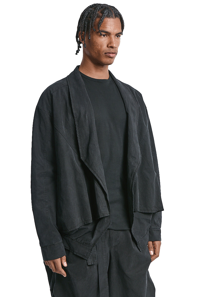 BLACK FLUID-STRUCTURE OVER JACKET