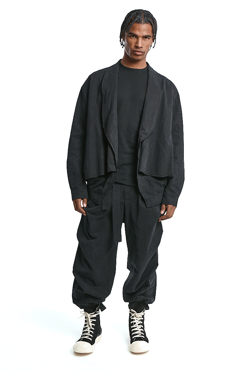 BLACK FLUID-STRUCTURE OVER JACKET