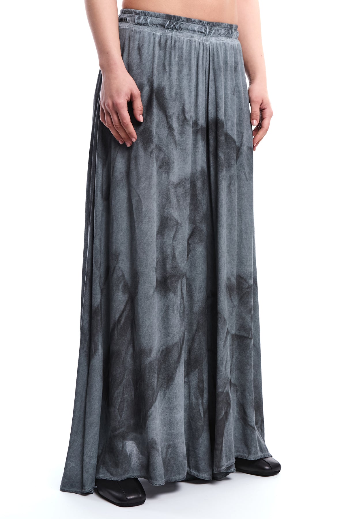 COLD-DYED PALAZZO TROUSERS