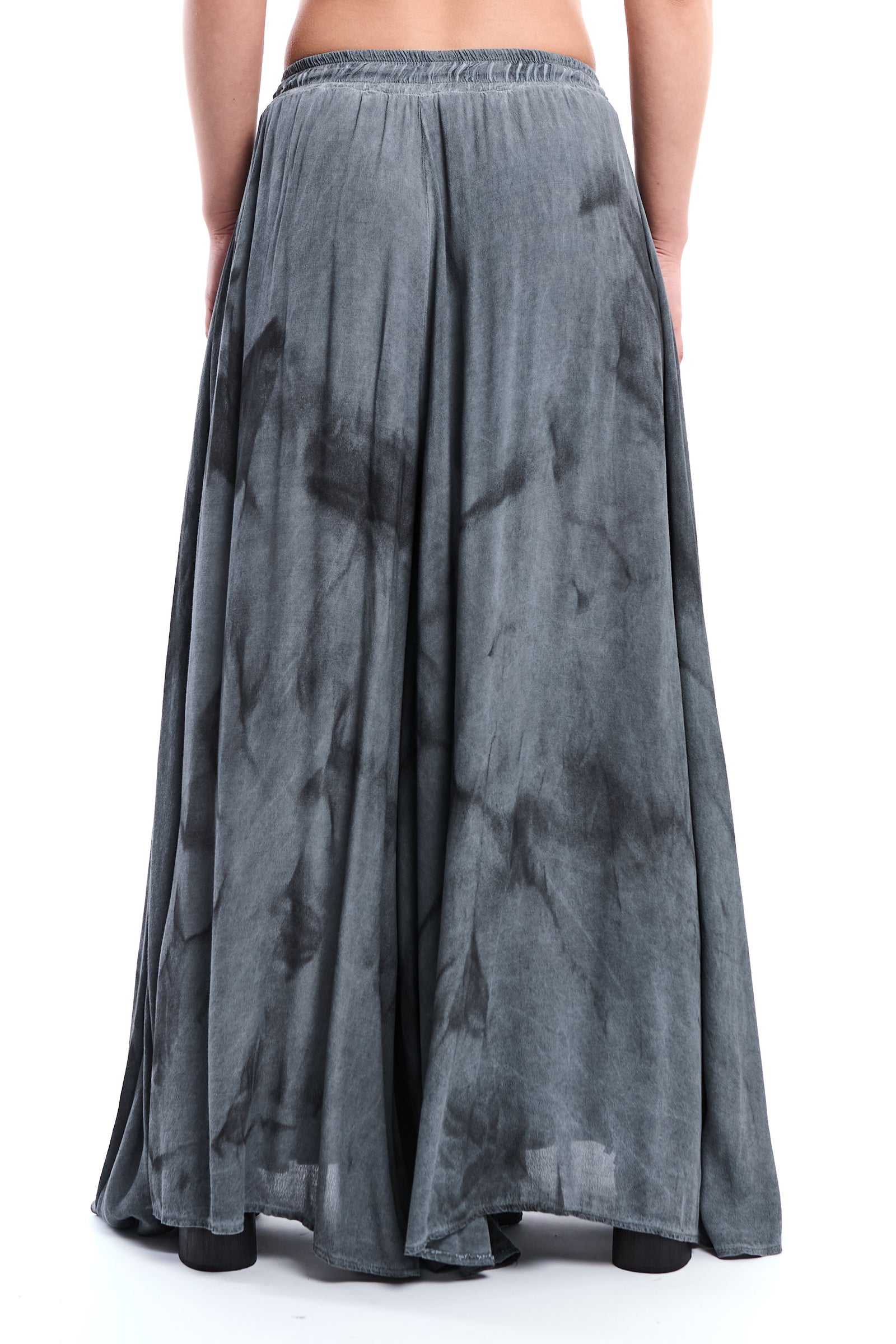 COLD-DYED PALAZZO TROUSERS